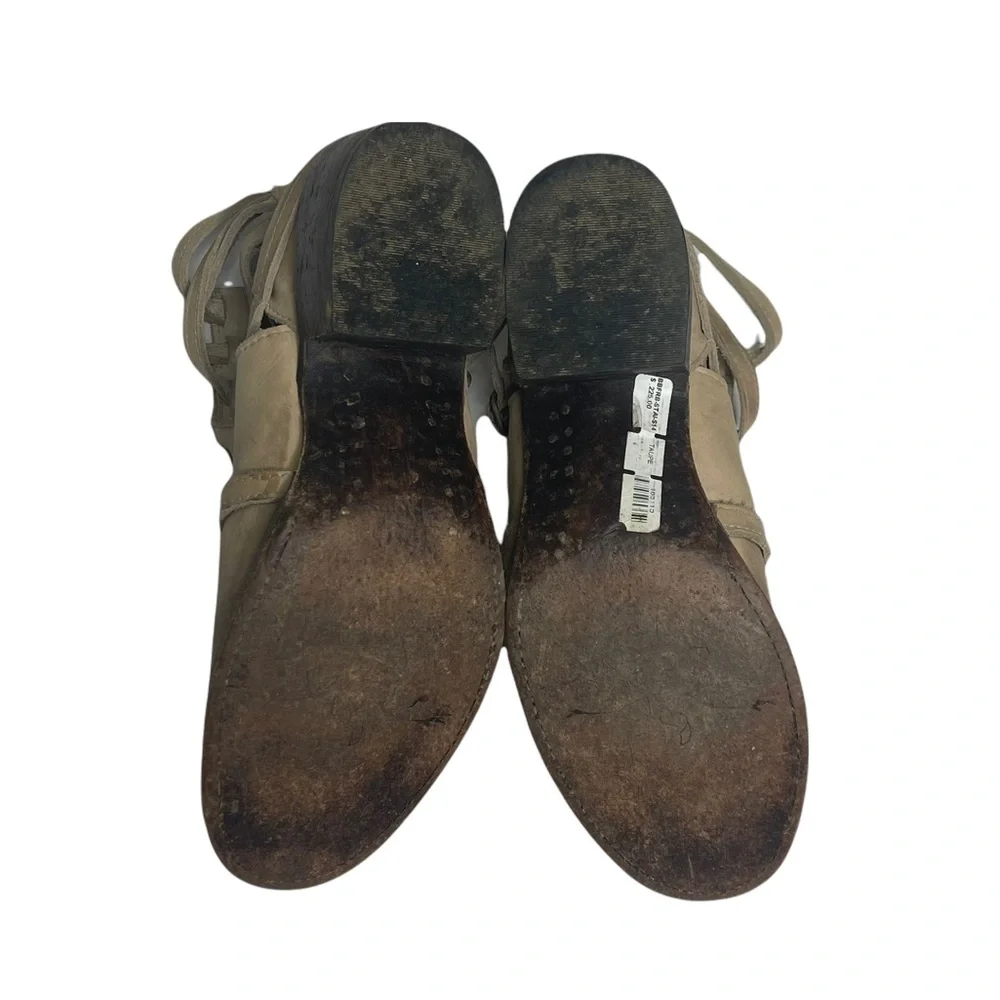 Last Chance….Freebird by Steven Stair Booties in Taupe 6 - Picture 8 of 15